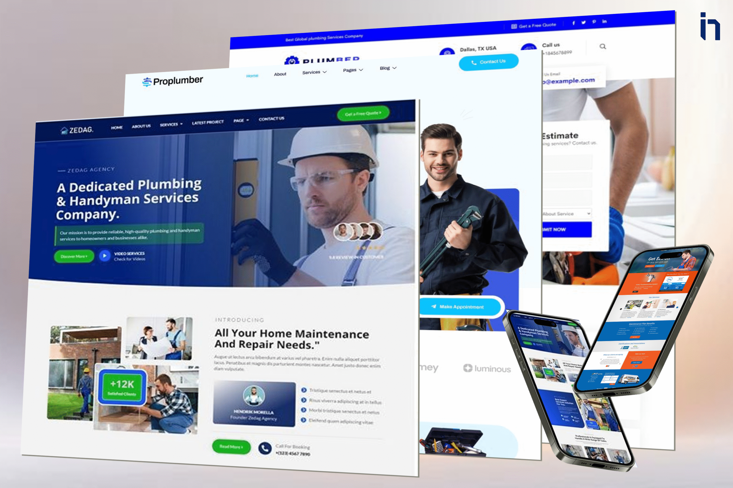Plumbing Service Landing Page
